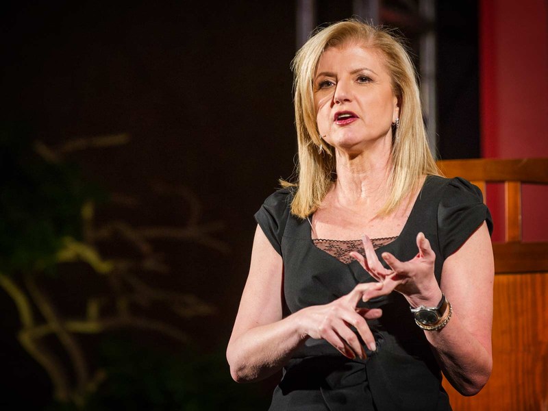 TED Talk TED Career Success and Happiness Adrianna Huffington 