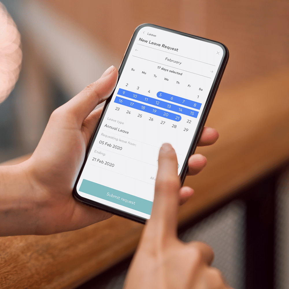 roubler app employee leave