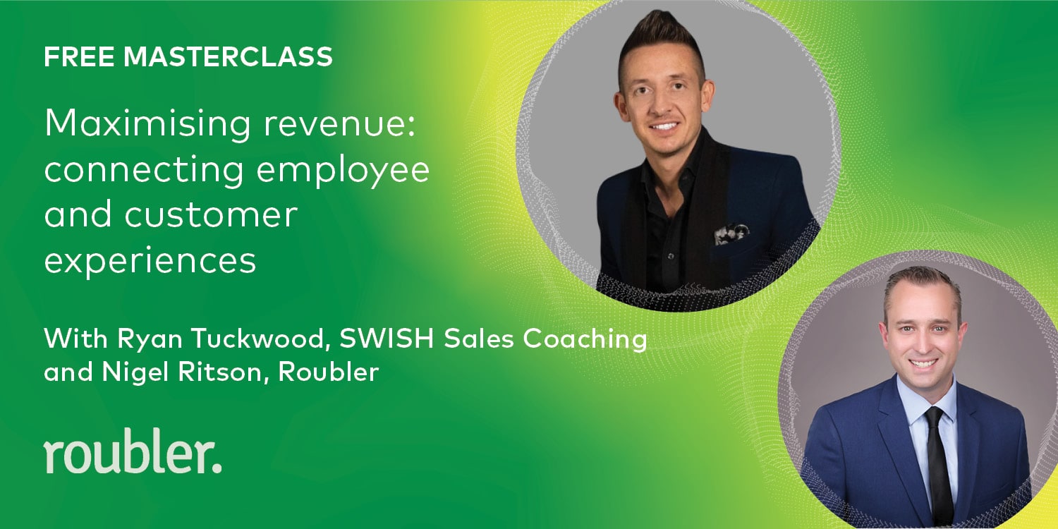 Maximising revenue: connecting employee and customer experiences webinar image